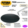 Hawkins Futura 26 cm Hard Anodised Tava (4.88 mm) – Premium Nonstick Cookware | Corporate Gifting Essential