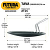 Hawkins Futura 26 cm Hard Anodised Tava (4.88 mm) – Premium Nonstick Cookware | Corporate Gifting Essential