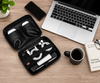 OBLIQUE ALLY PU Premium Tech Pouch | Faux Leather Travel Gadget Organizer