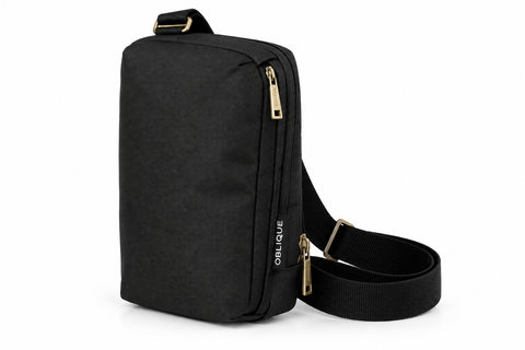 OBLIQUE AMIGO Spacious Sling Bag | Water Resistant Crossbody Travel Organizer