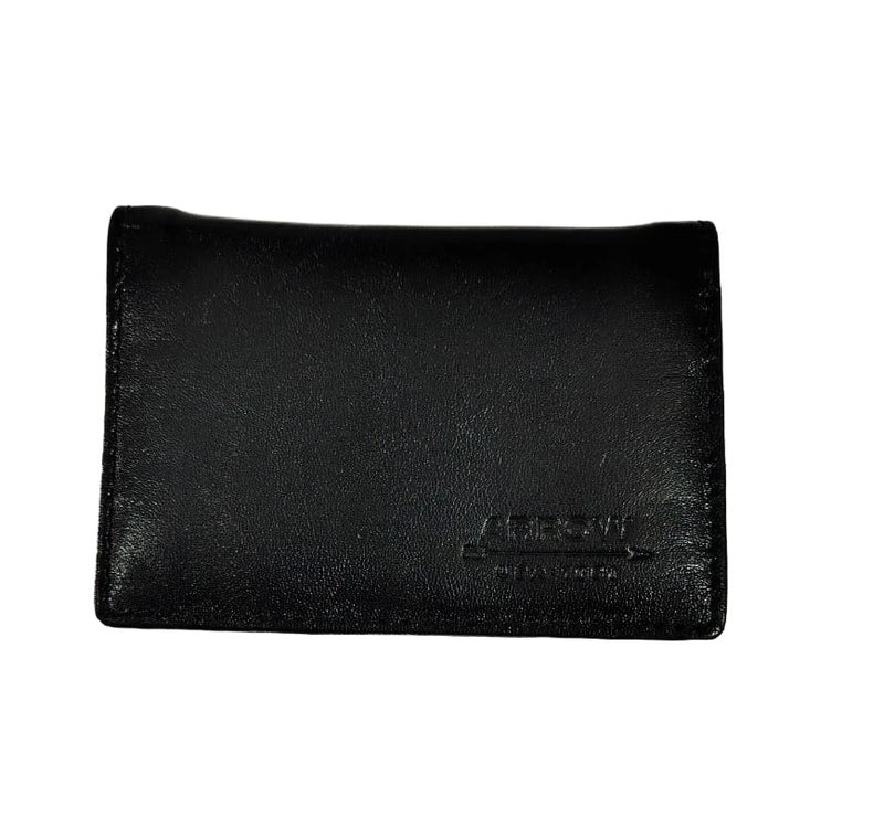 Arrow Genuine Leather Card Holder Wallet | Slim Business Card & Credit Card Holder for Men