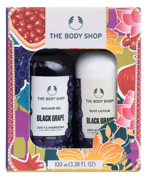 The Body Shop Black Grape Gift Set – Shower Gel & Body Lotion 50ml Each