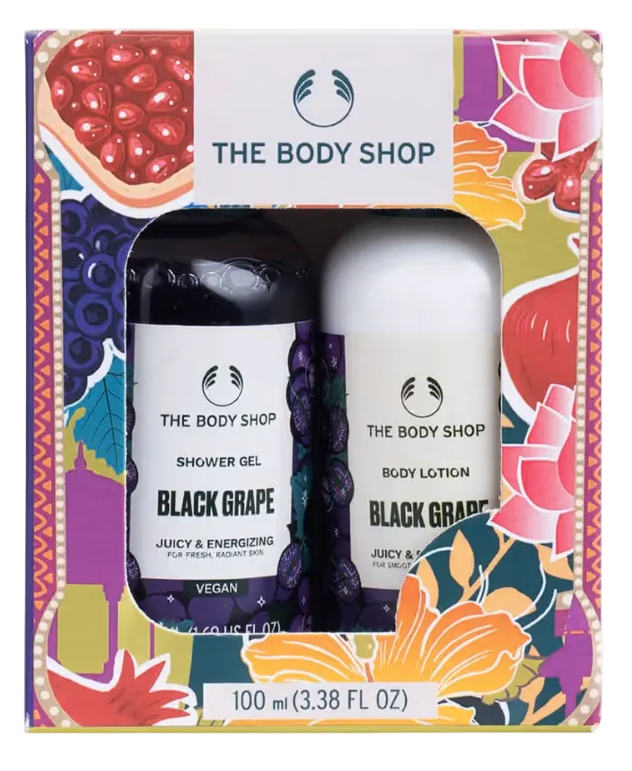 The Body Shop Black Grape Gift Set – Shower Gel & Body Lotion 50ml Each