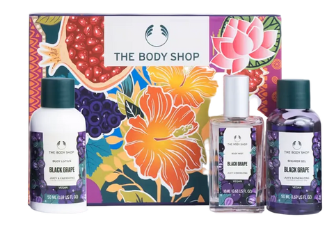 The Body Shop Black Grape Mini Gift Set – Shower Gel, Body Lotion & Body Mist
