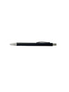 Black Steel Slim Ballpoint Pen with Chrome Accents