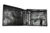Premium Genuine Leather Men's Wallet | Bi-Fold Wallet with Coin Pocket, Card Slots & Cash Compartment