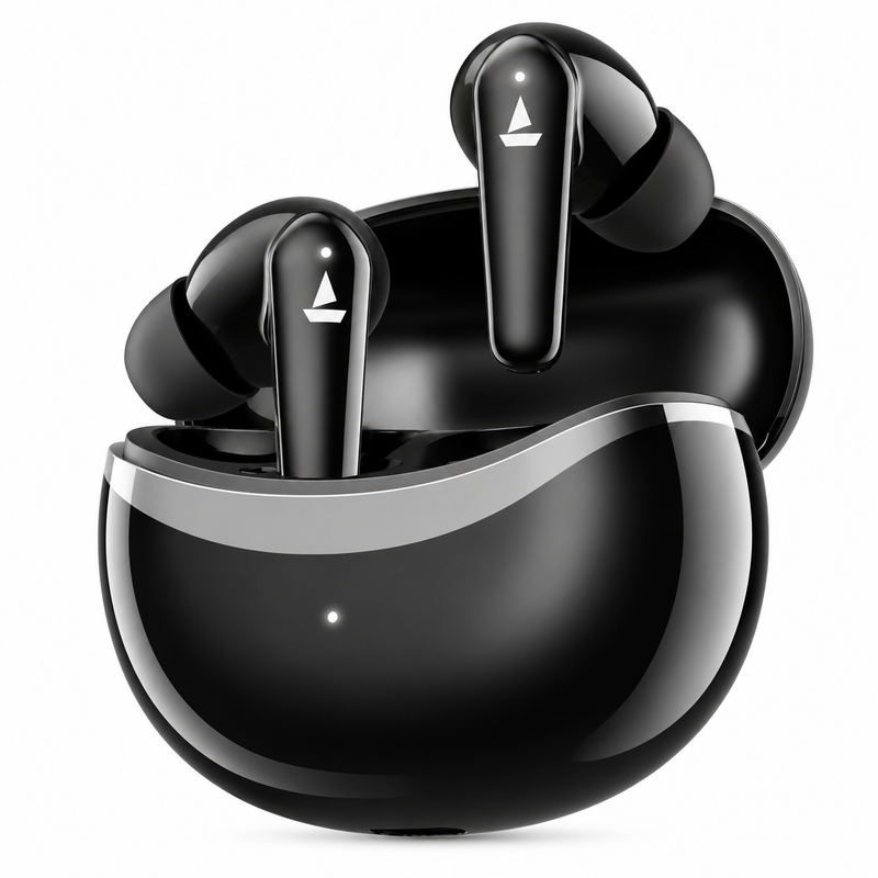 boAt Airdopes 131 Elite ANC Active Black Wireless Earbuds | Bluetooth TWS Earphones with Charging Case