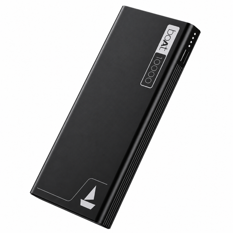 boAt EnergyShroom PB300 10000mAh Power Bank – Carbon Black, 22.5W Fast Charging, Portable Mobile Charger