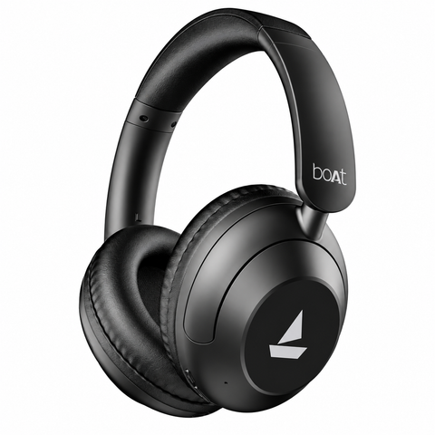 boAt Rockerz 650 Pro Iris Black Wireless Over-Ear Headphones with Dolby Audio, 80 Hours Playback, BEAST Mode and ENx Technology