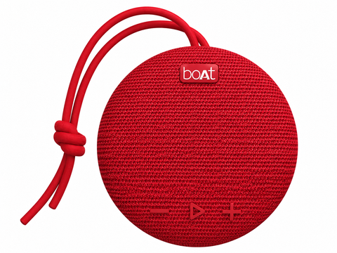 boAt Stone 193 Bluetooth Speaker – Raging Red, 5W Portable Wireless Speaker with Type-C Charging, IPX7 Water Resistance