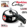 Hawkins Contura Black 1.5 Litre Pressure Cooker – Compact Hard Anodised Cookware | Corporate Gift