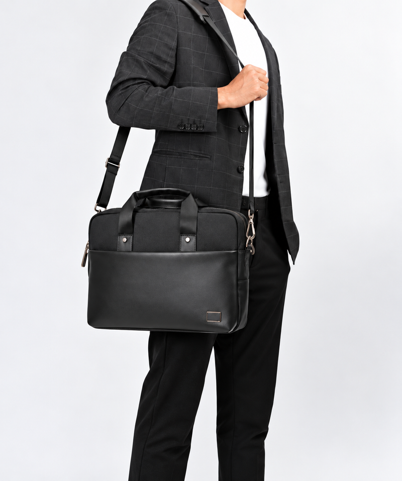CAIRO 15 Inch Laptop Messenger Bag – Stylish Professional Laptop Bag with Detachable & Adjustable Shoulder Strap
