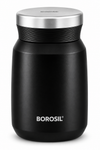 Borosil Carrymate 500 ML Vacuum Insulated Stainless Steel Flask – Black & Pink