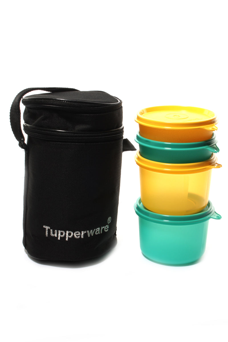 Tupperware Executive Lunch Box Set of 4 | Leak-Proof BPA-Free Food Storage Containers for Office & School