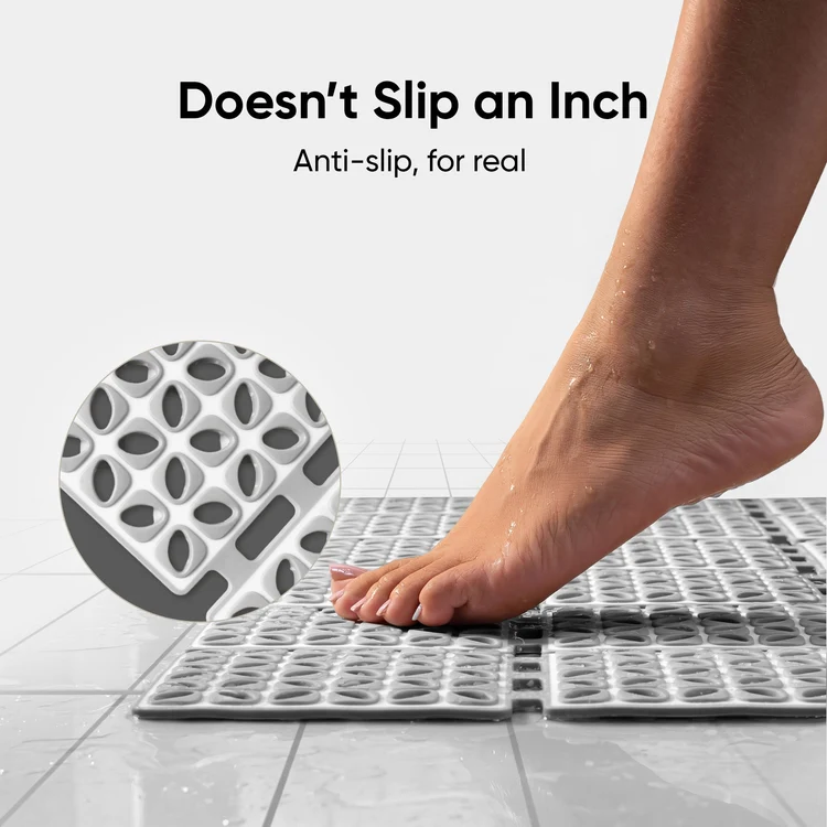 Frido Anti-Slip Bath Mat | Waterproof Non-Slip Bathroom Floor Mat