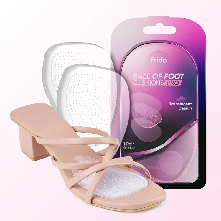 Frido Ball of Foot Cushions Pro | Gel Metatarsal Pads for Foot Comfort