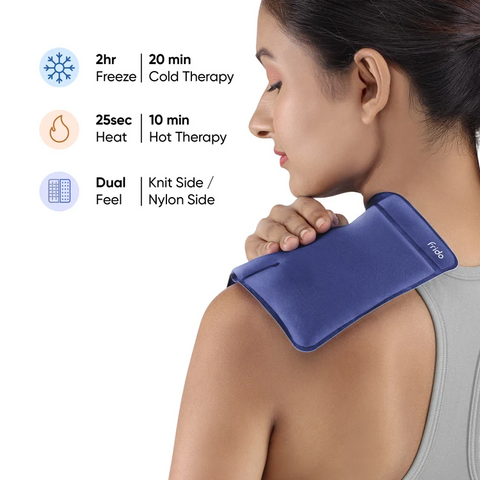 Frido Hot and Cold Therapy Pack – Reusable Gel Ice & Heat Pack