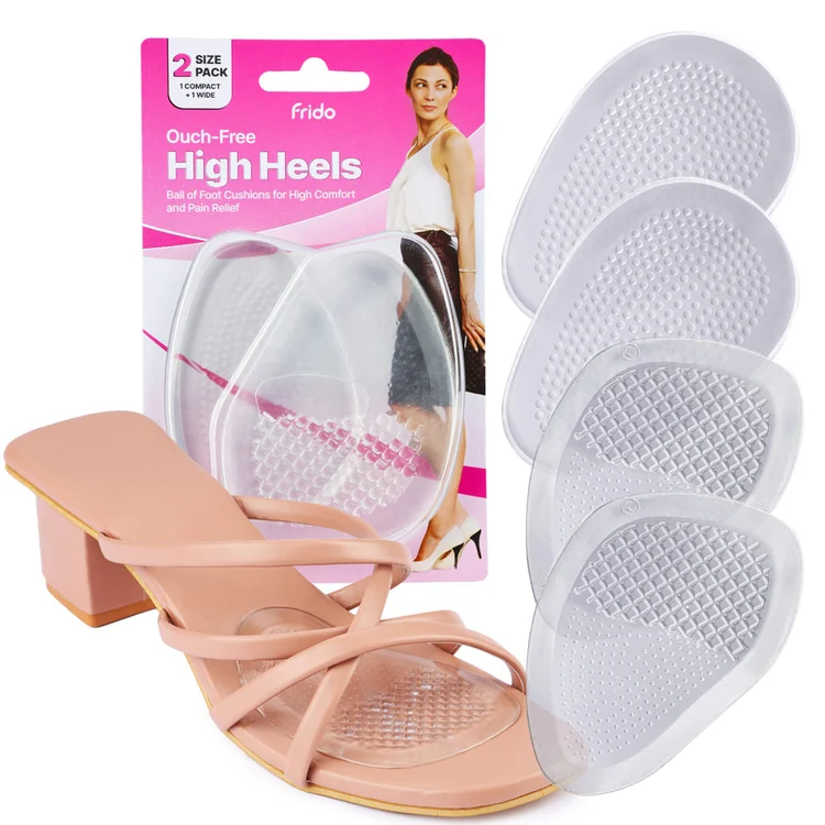 Frido Ouch-Free High Heel Cushions | Gel Ball of Foot Pads