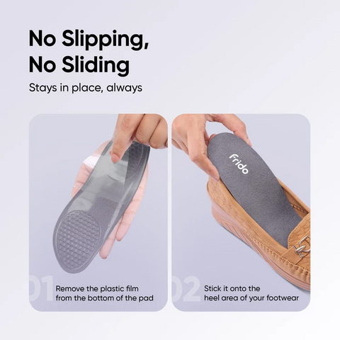 Frido Silicone Gel Insoles | Shock Absorption & Heel Cushioning