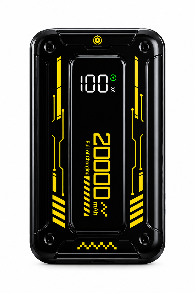 Lifelong 20000mAh Power Bank | Digital LED Display, High-Capacity Portable Charger for Smartphones & Devices