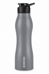 Borosil GripGo Single Wall Water Bottle – Blue, Grey, Pink & Purple, 950 ML