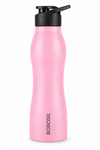 Borosil GripGo Single Wall Water Bottle – Blue, Grey, Pink & Purple, 950 ML