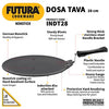 Hawkins Futura 28 cm Nonstick Dosa Tava – Induction Compatible Black (INDT28) | Premium - Enquiry Corporate Gift