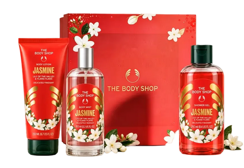 Indulgent & Delicately Radiant Jasmine Gift Set – Shower Gel, Body Lotion & Body Mist