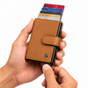Oblique Klix Pro RFID Blocking Wallet for Men | Slim 3-Fold Card Holder with Quick Access