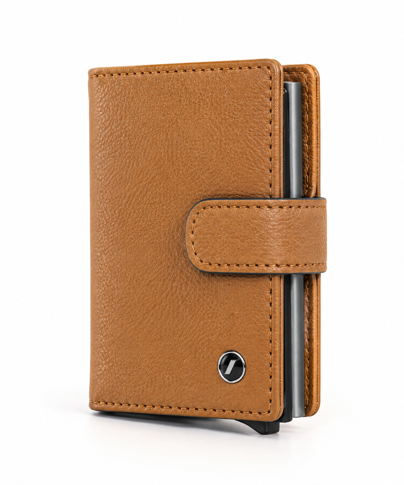 Oblique Klix Pro RFID Blocking Wallet for Men | Slim 3-Fold Card Holder with Quick Access