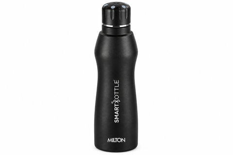 Milton Smart Bottle 880ml with Bluetooth Connectivity, Smart Hydration Reminder, LED Indicator & App Control, Stainless Steel 304
