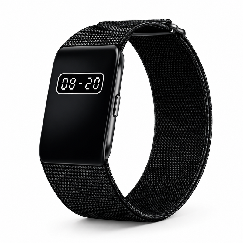 Pebble Qore View Wellness Band with Smart Digital Display | 30 Days Battery Life, Health Monitoring & Sports Modes