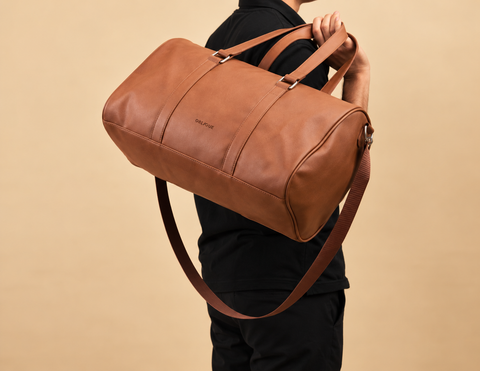 PLUTO Duffel Bag – Premium Faux Leather Travel & Overnight Bag