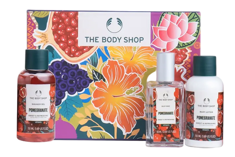 The Body Shop Pomegranate Mini Gift Set – Shower Gel, Body Lotion & Body Mist