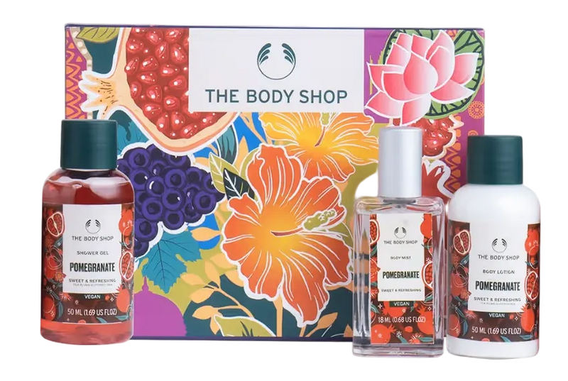 The Body Shop Pomegranate Mini Gift Set – Shower Gel, Body Lotion & Body Mist
