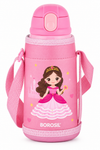 Borosil Kids Water Bottle – Princess, Superhero & Tigry, 500 ML