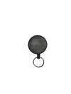 Retractable Badge Reel with Key Ring | Round ID Card Holder | Extendable Pull Reel