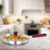 Hawkins Tri-Ply Stainless Steel Frying Pan 24 cm (3 mm) with Glass Lid – Induction Compatible | Premium Corporate Gift