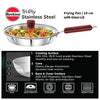 Hawkins Tri-Ply Stainless Steel Frying Pan 24 cm (3 mm) with Glass Lid – Induction Compatible | Premium Corporate Gift