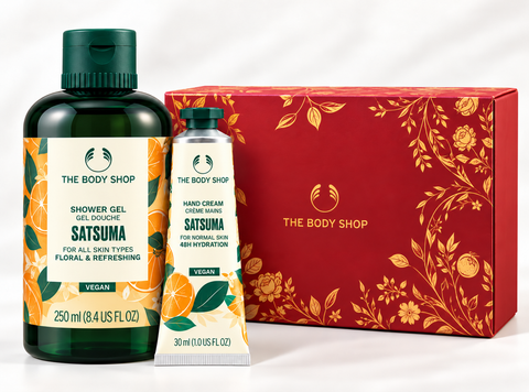 The Body Shop Satsuma Shower Gel 250ml & Hand Cream 30ml Gift Set