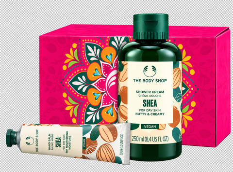 The Body Shop Shea Shower Cream 250ml & Hand Balm 30ml Gift Set