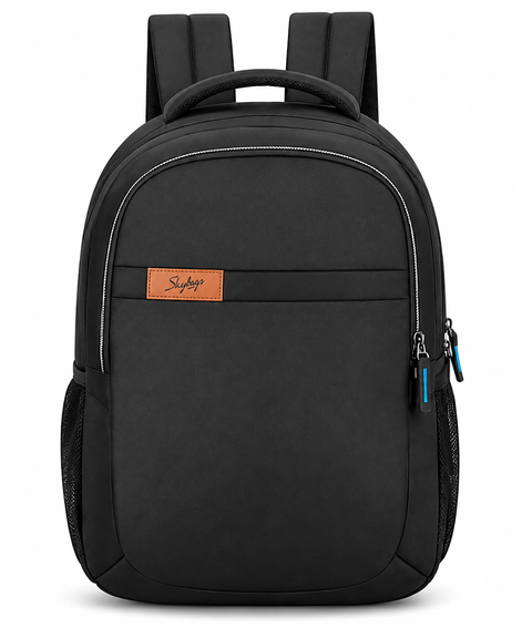 Skybags Mumba Laptop Backpack – Black 3-Compartment Laptop Bag