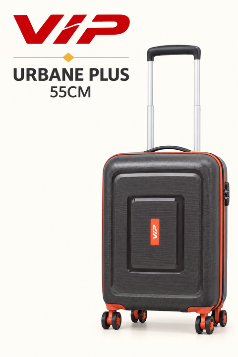 VIP Urbane Plus 55cm Hard Shell Trolley Suitcase – Black