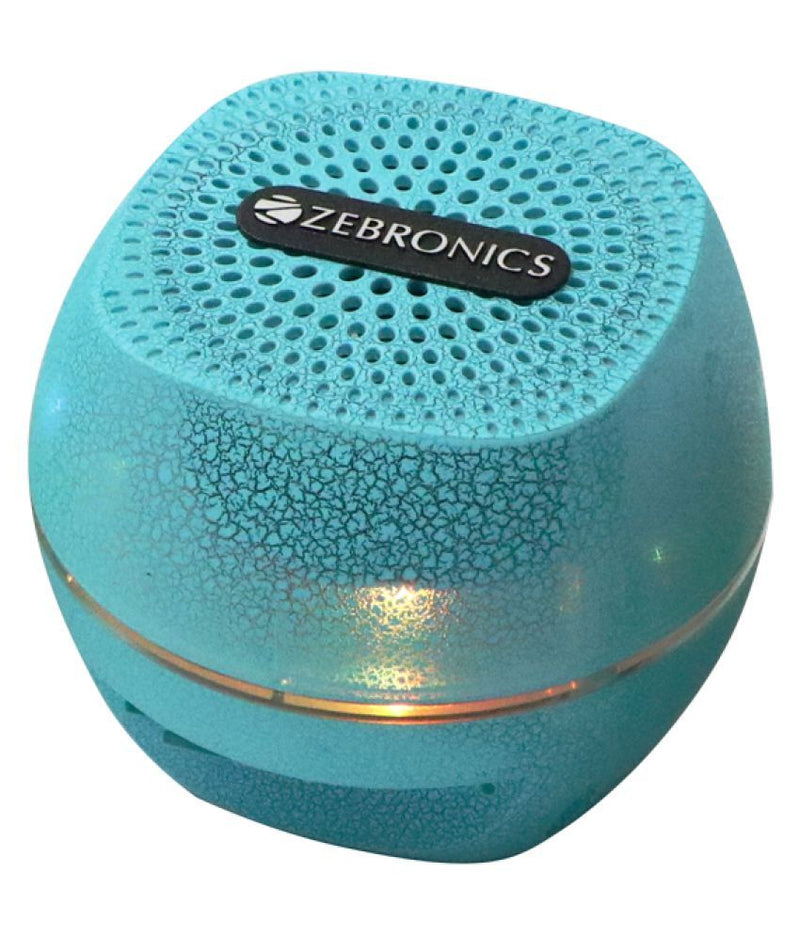 Zebronics HELIX Portable Bluetooth Speaker | Wireless Bluetooth Speaker with TF Card Support