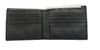 French Connection Genuine Leather Men's Bifold Wallet | Black Premium Leather Wallet with Contrast Stitching
