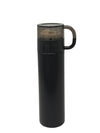 Stainless Steel Thermos Flask with Detachable Cup Lid & Tea Strainer | Travel Bottle | 500ml