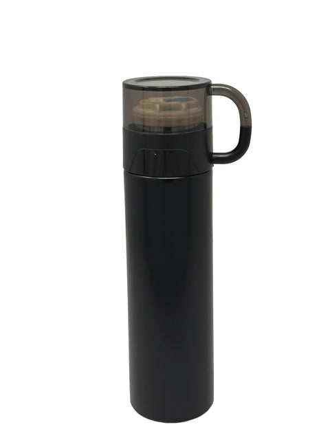 Stainless Steel Thermos Flask with Detachable Cup Lid & Tea Strainer | Travel Bottle | 500ml