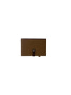 Premium Brown Leatherette Executive Diary Organizer with Metal Lock Closure