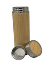 Bamboo Insulated Water Bottle with Stainless Steel Lid | Double Wall Vacuum Flask | 500ml