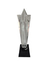 Premium Star Crystal Trophy with Black Base | Corporate Award, Employee Recognition & Achievement Trophy